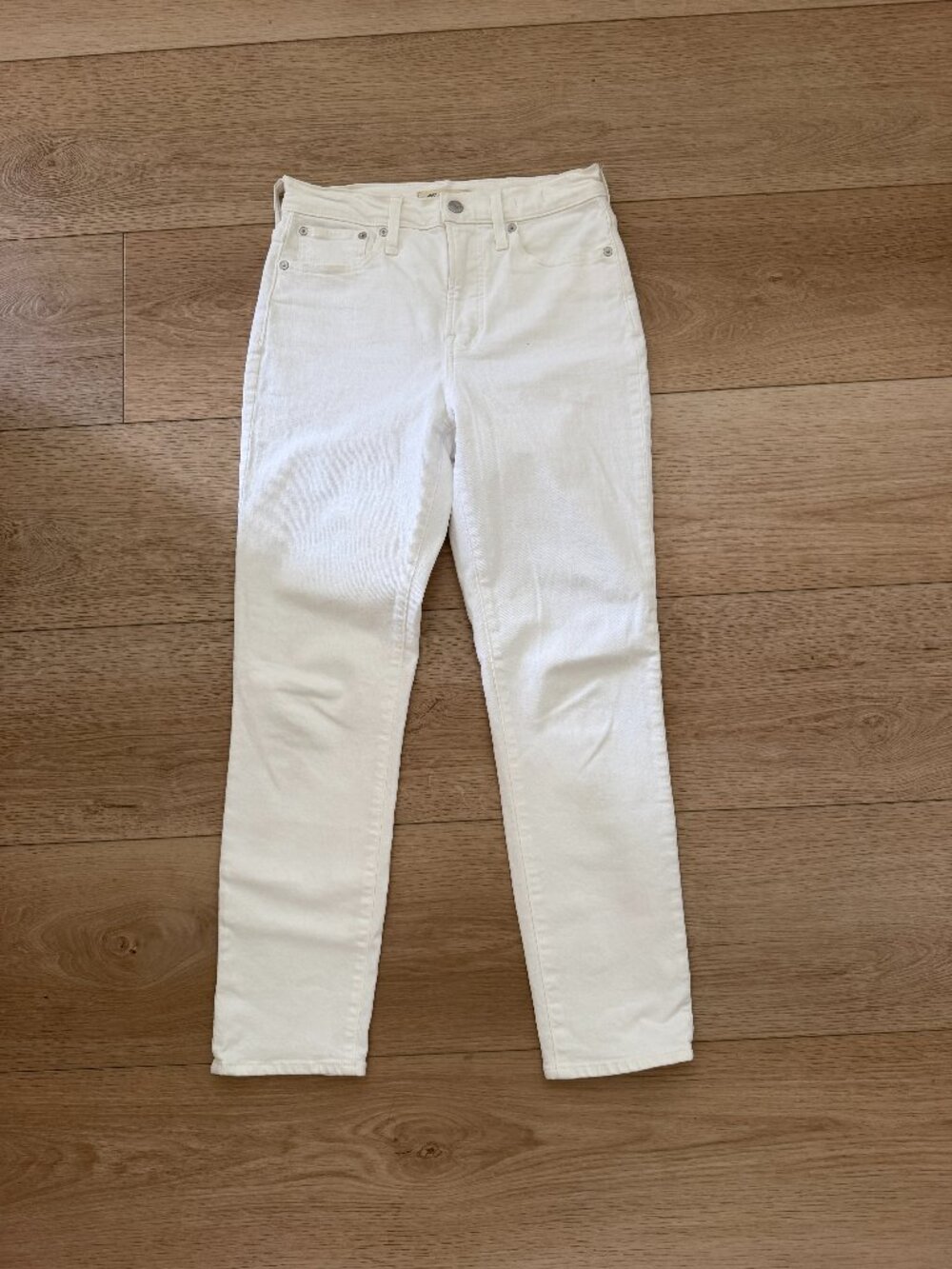 Madwell Perfect Vintage Jean in White Size 25